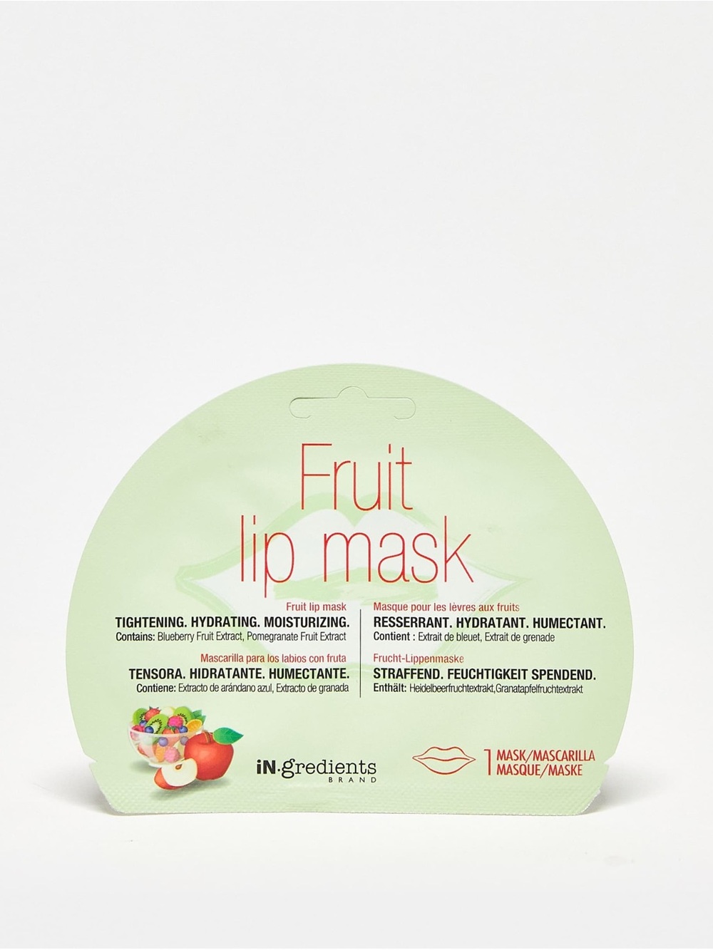iN.gredients Fruit Lip Mask Hydrating Moisturizing Blueberry Pomegranate